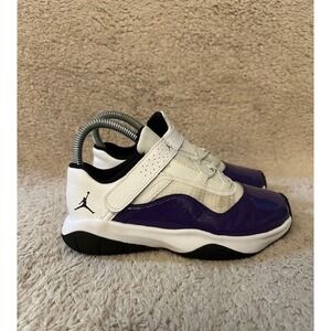 Air Jordan 11 Retro Low Purple Youth 2Y Sneakers Shoes White Athletic CZ0905-105